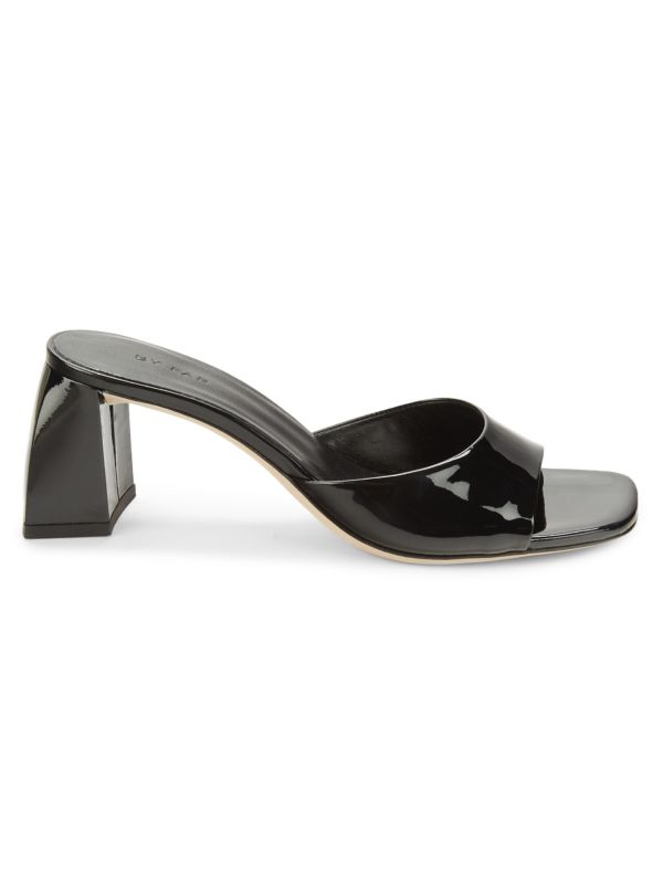 By Far Romy Patent Leather Sandals